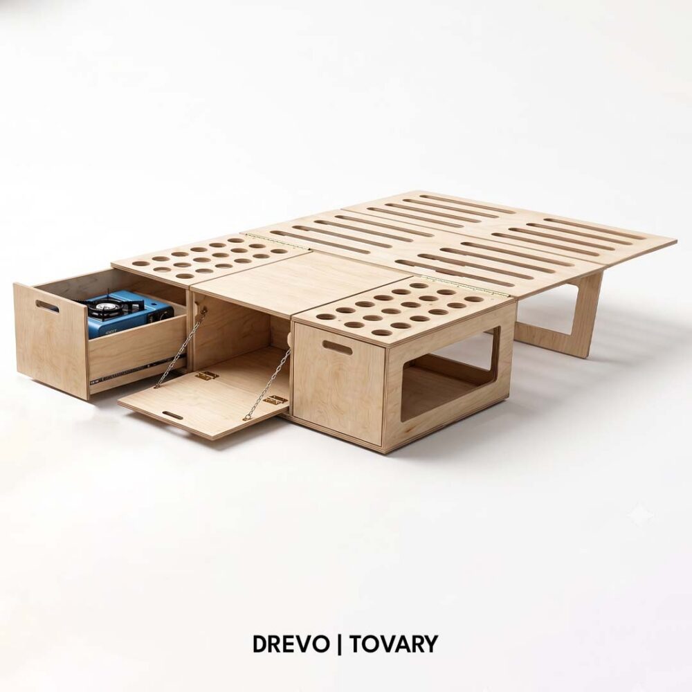 Modularna kempingová vstavba do auta